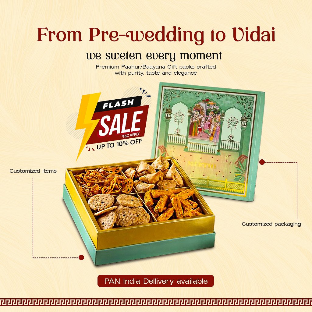 MADHUR MILAN SWEETS- Sweets Home delivery | Sweets Order online | Sigra Varanasi promo