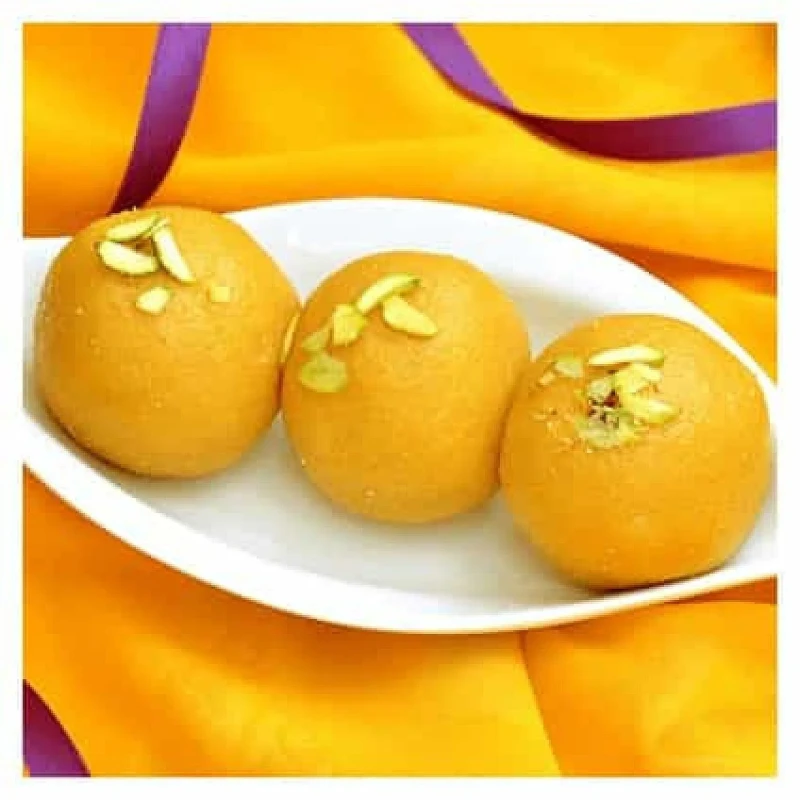 Desi Ghee Besan Laddu