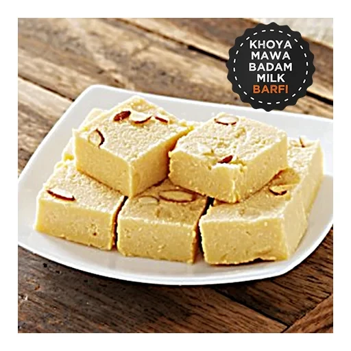 Khoya Mawa Badam Milk Barfi